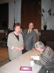 Pat Kennedy with Hugh and John